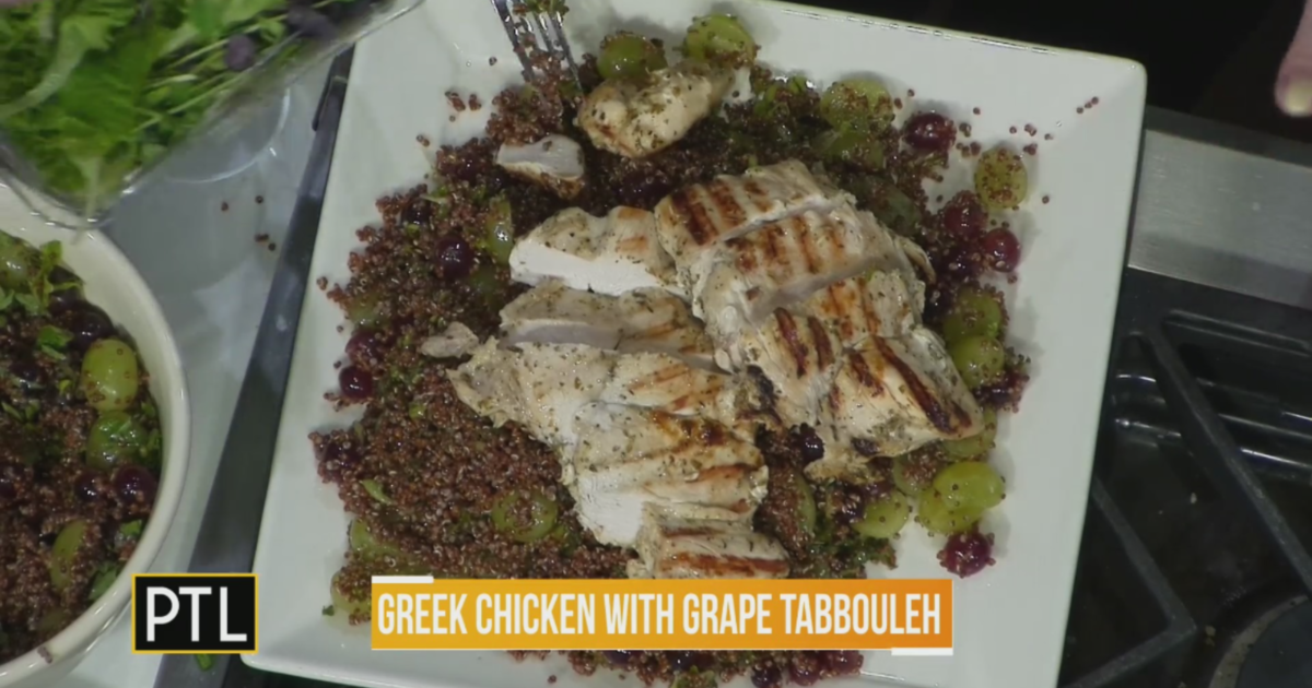 Cooking Corner: Greek Chicken with Grape Tabbouleh