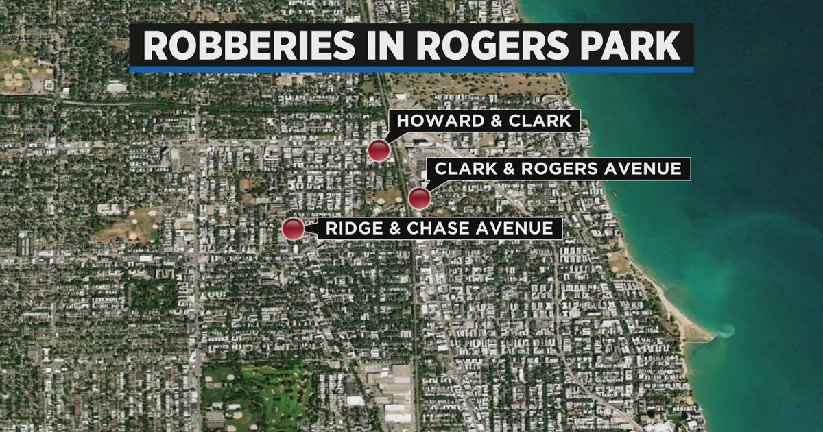 3 victims robbed, assaulted in Rogers Park - CBS Chicago