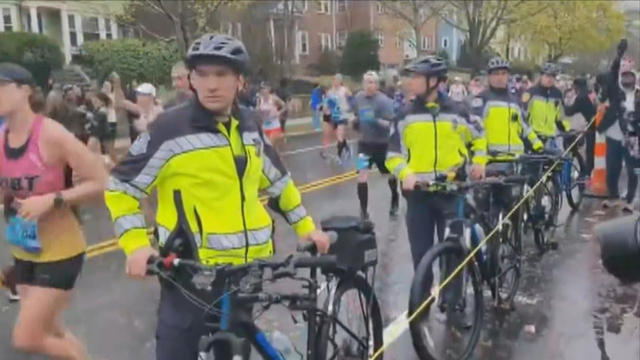 Newton Boston Marathon police 