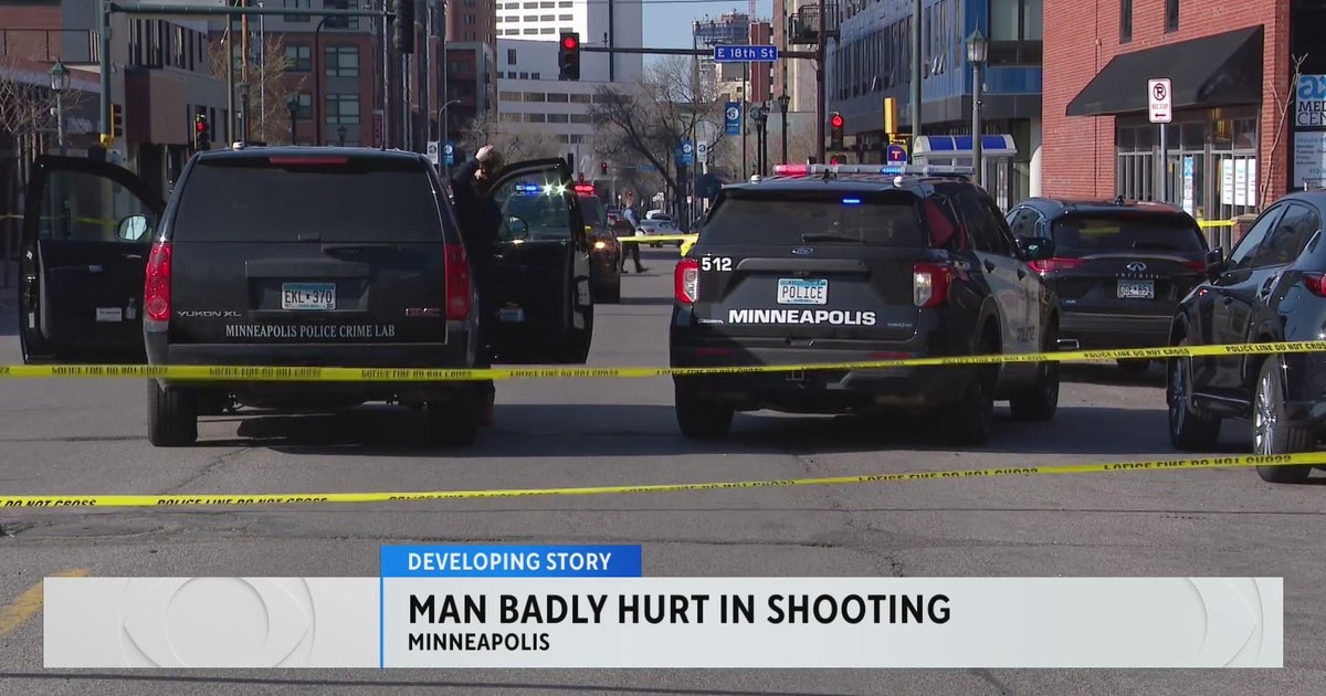 Man seriously wounded in shooting near downtown Minneapolis - CBS Minnesota
