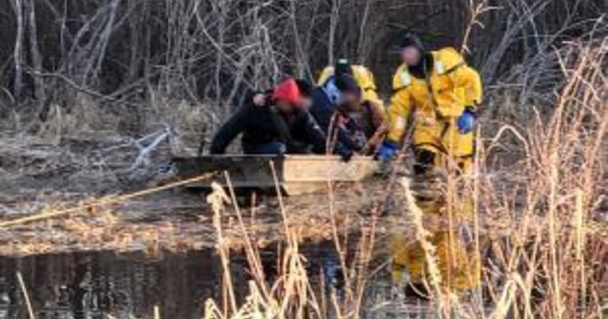 9 people trying to enter U.S. from Canada rescued from sub-freezing bog