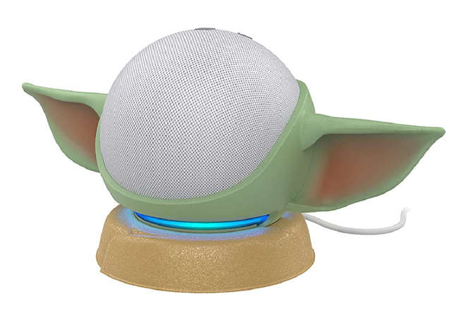 Echo Dot with Mandalorian Stand 