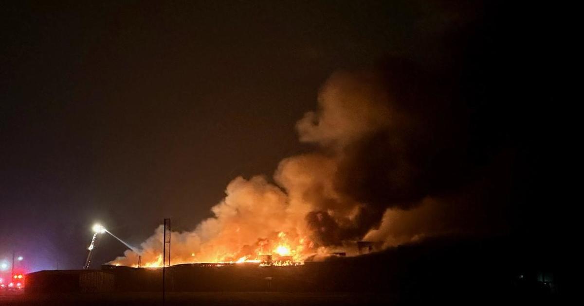 Early morning fire engulfs part of high school in Idaho
