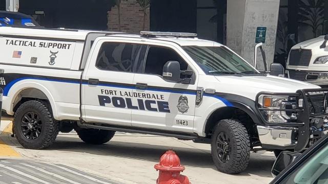 Fort Lauderdale police truck 