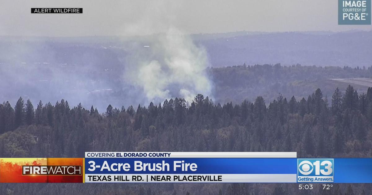 Crews Battle 3 Acre Brush Fire Near Placerville Cbs Sacramento 8599