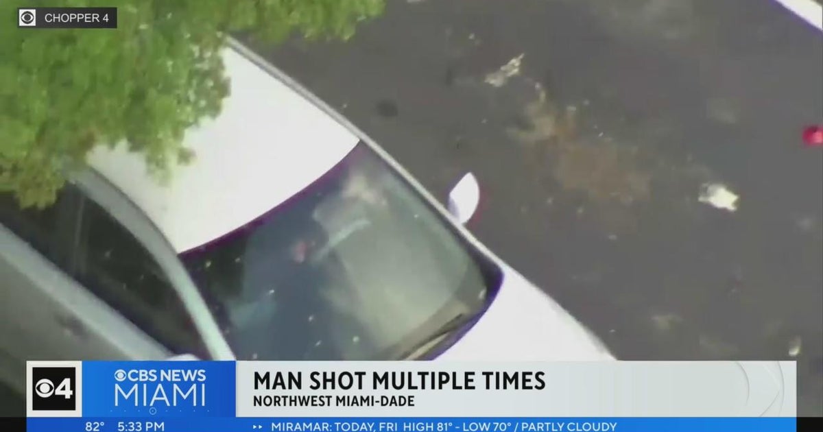 Man hospitalized after shooting in NW Miami-Dade - CBS Miami