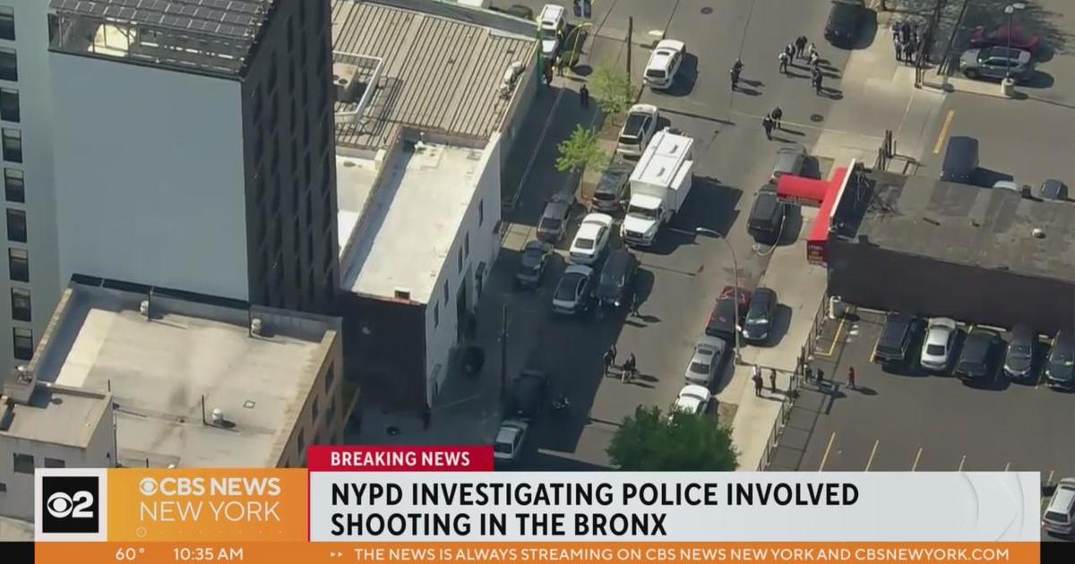 NYPD Officers Shot Man In The Bronx - CBS New York