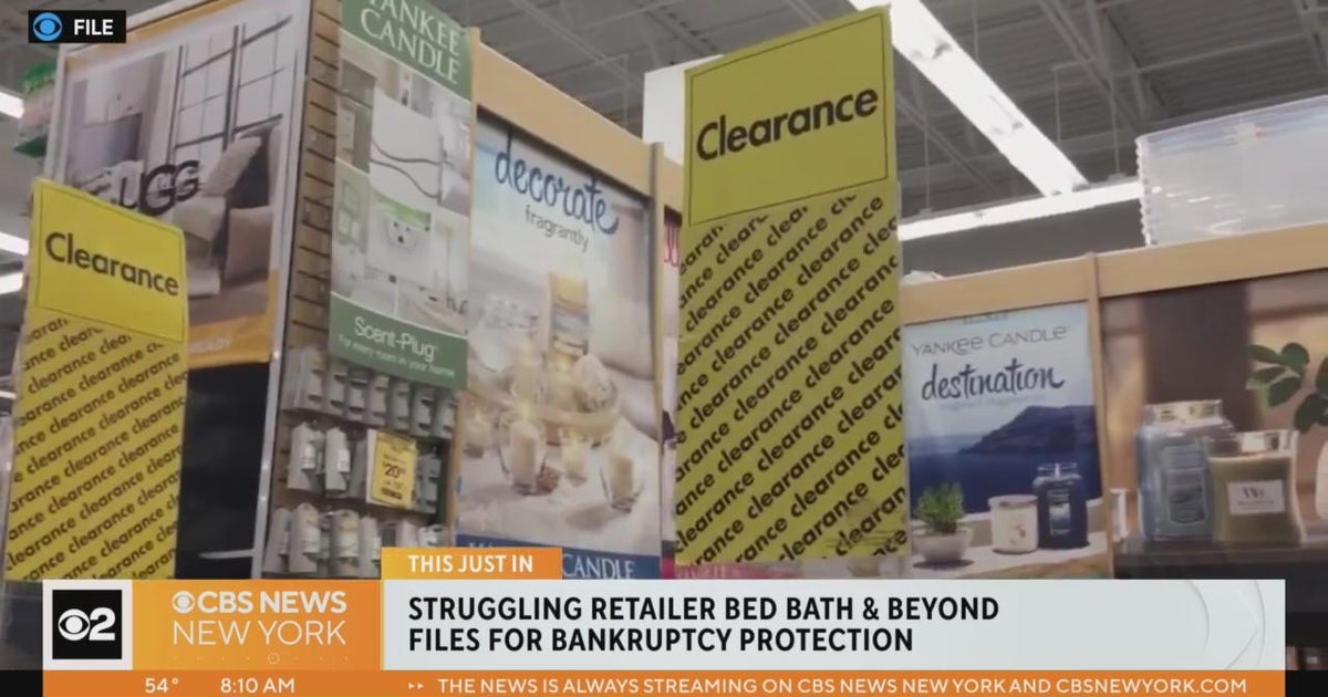 Bed, Bath & Beyond files for bankruptcy protection CBS New York