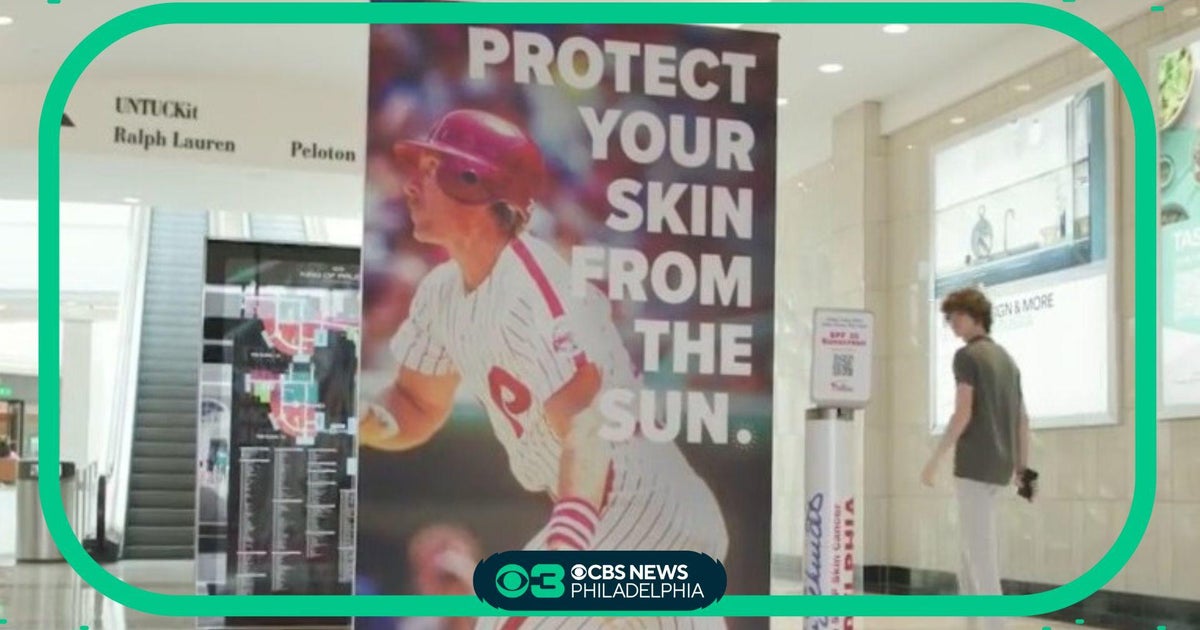 Phillies team up with King of Prussia Mall to help fight skin cancer