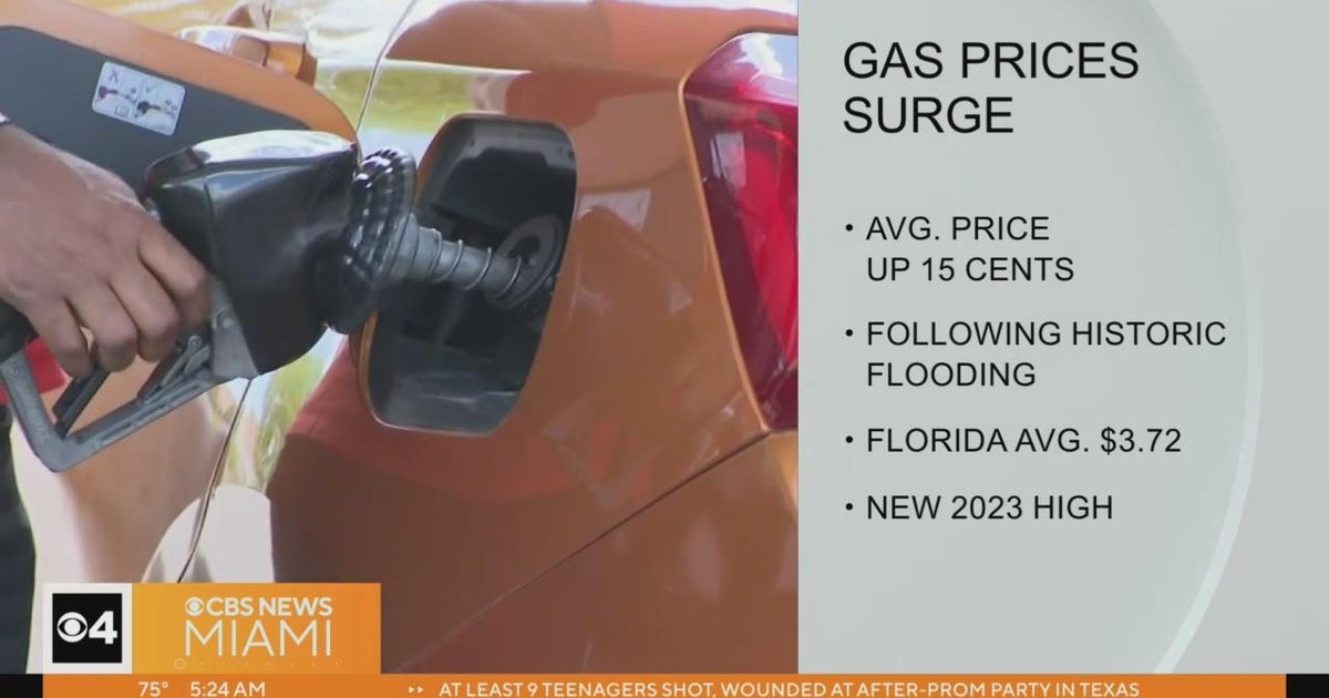 Florida gas prices hit new high for the year - CBS Miami