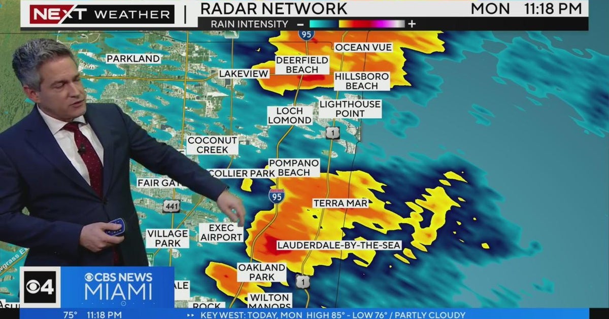 NEXT Weather forecast for Monday 4/24/23 11PM - CBS Miami
