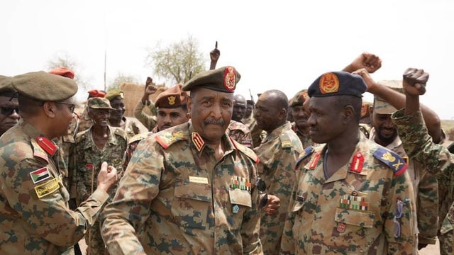 General Abdulfettah al-Burhan in Ethiopian border 