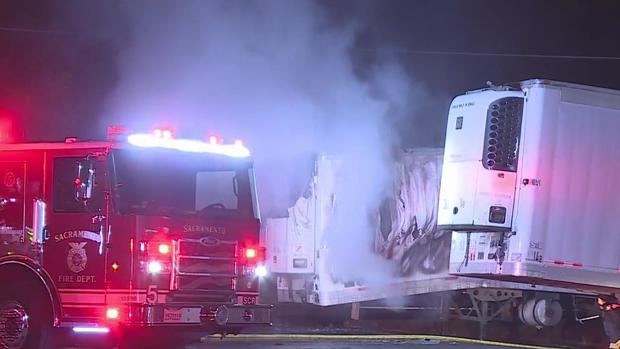 Catching fire: A semi truck trailer and a Mexican restaurant in 2 separate incidences 