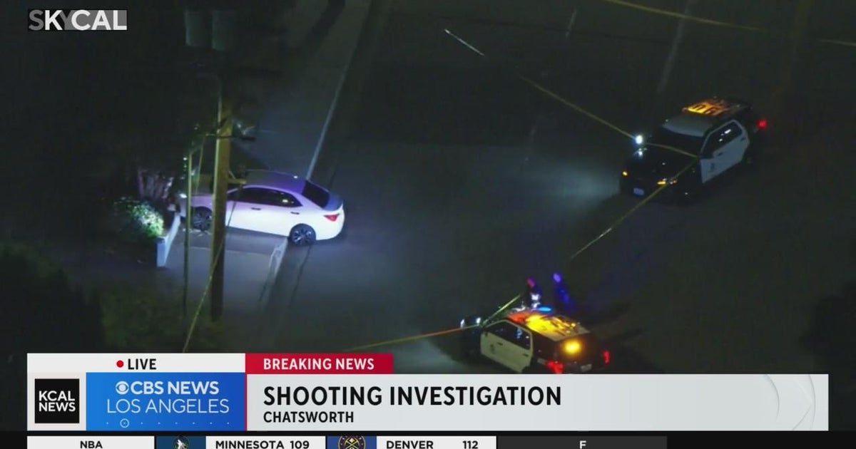 Shooting investigation in Chatsworth underway - CBS Los Angeles