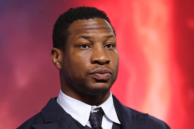 Jonathan Majors attends the "Ant-Man And The Wasp: Quantumania" UK Gala Screening at BFI IMAX Waterloo on February 16, 2023 in London, England. 