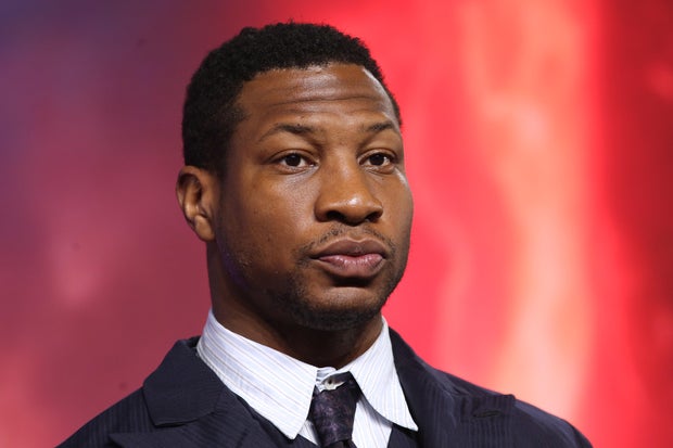 Jonathan Majors attends the "Ant-Man And The Wasp: Quantumania" UK Gala Screening at BFI IMAX Waterloo on February 16, 2023 in London, England.