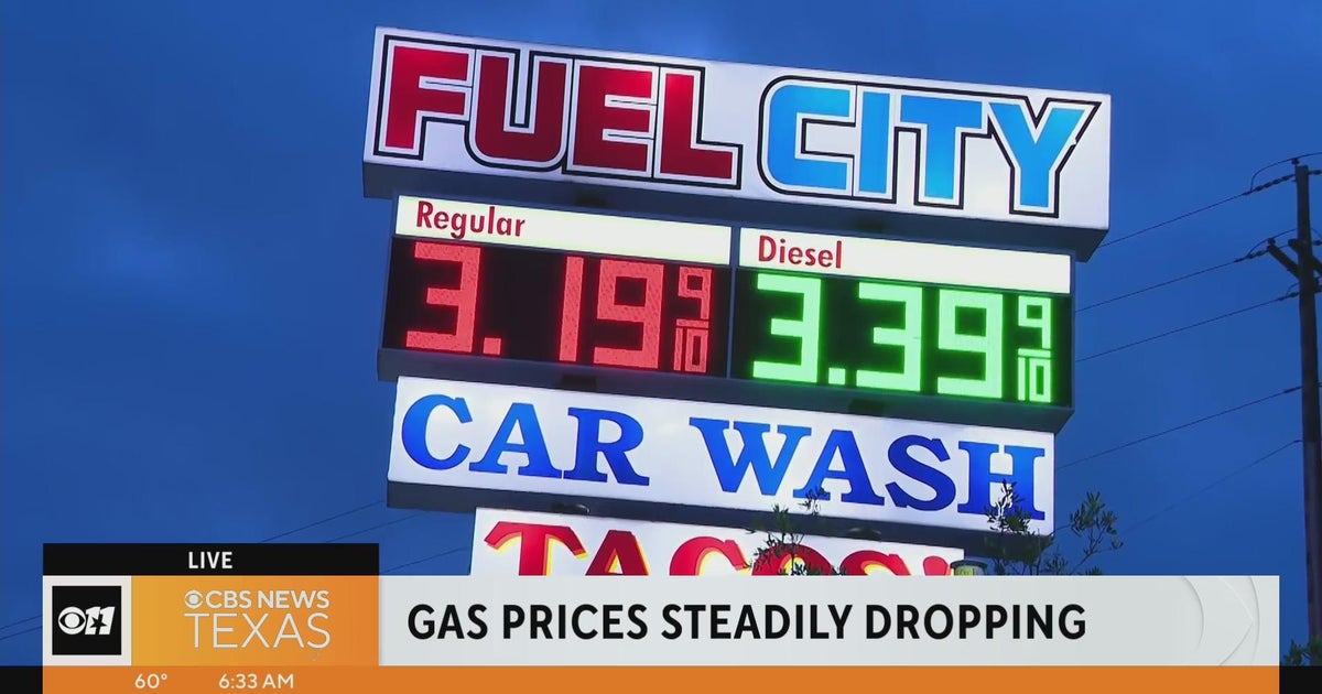 Gas prices dropping in North Texas, for now - CBS Texas