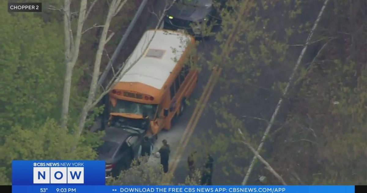 Several Injured After Car Slams Into School Bus In Westchester County ...