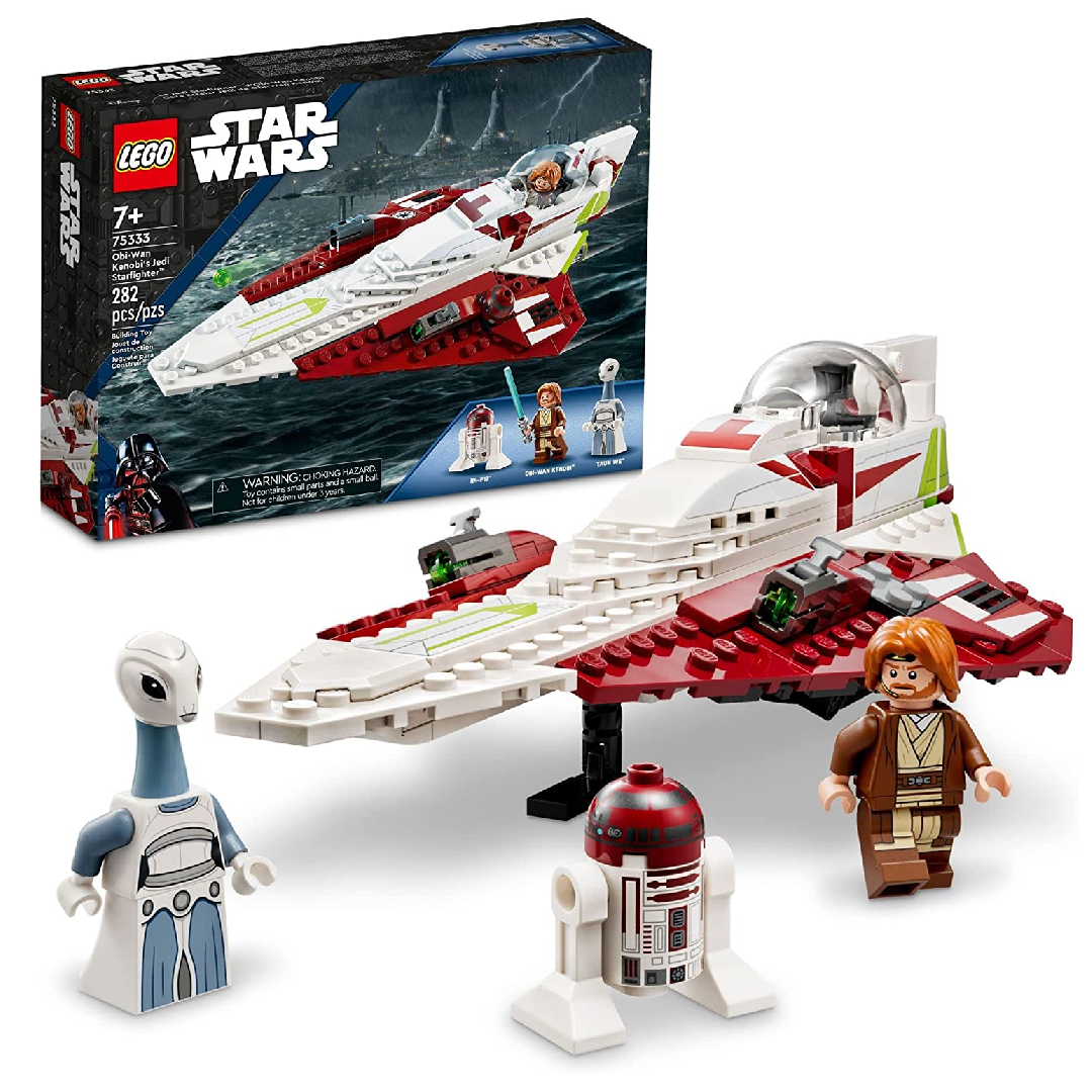 lego star wars obi-wan kenobi starfighter building kit 