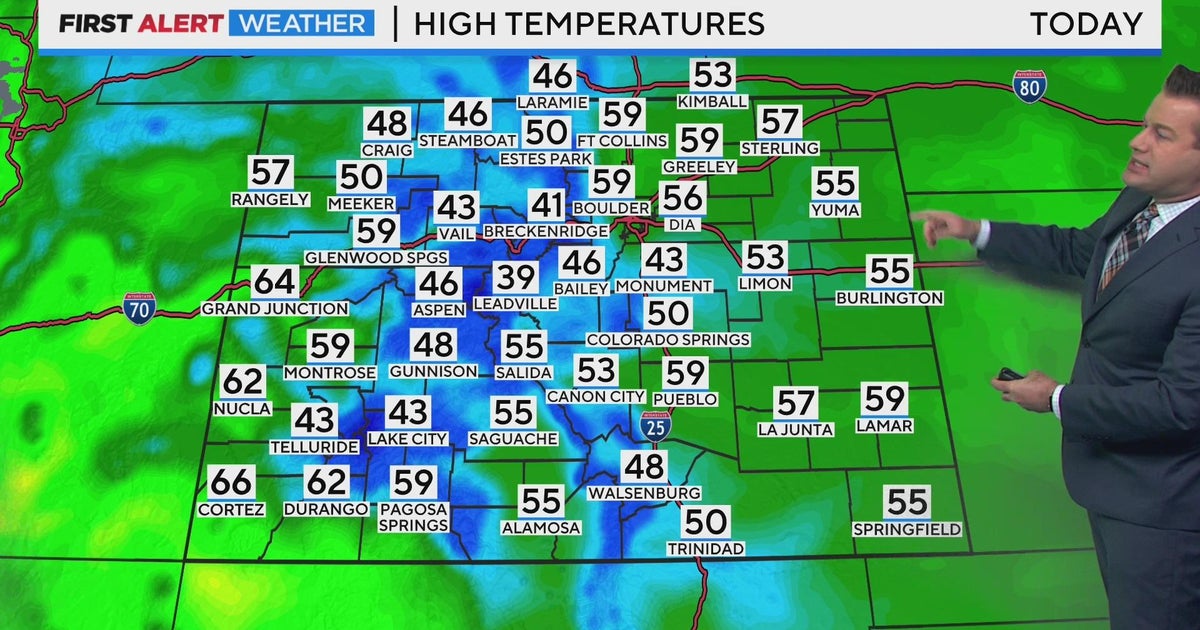 Breezy and cooler today followed by a beautiful weekend - CBS Colorado