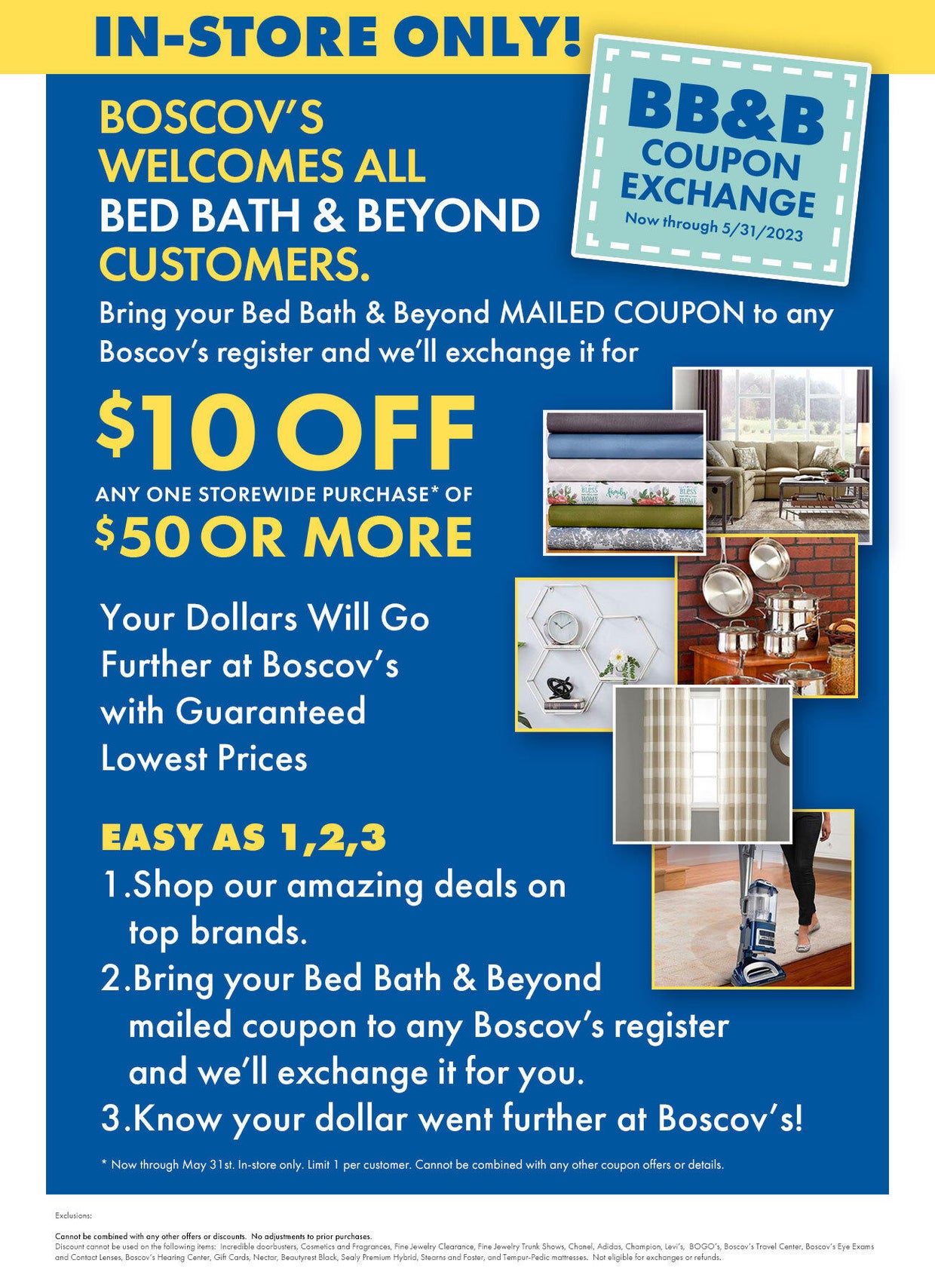 Boscov's, The Container Store, and more accepting Bed, Bath and Beyond ...