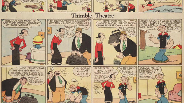 An exhibition of rescued comic strip art - CBS News