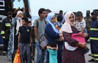 American nationals arrive for evacuation from the port, as clashes between the paramilitary Rapid Support Forces and the Sudanese army continue, in Port Sudan, Sudan, April 30, 2023. 