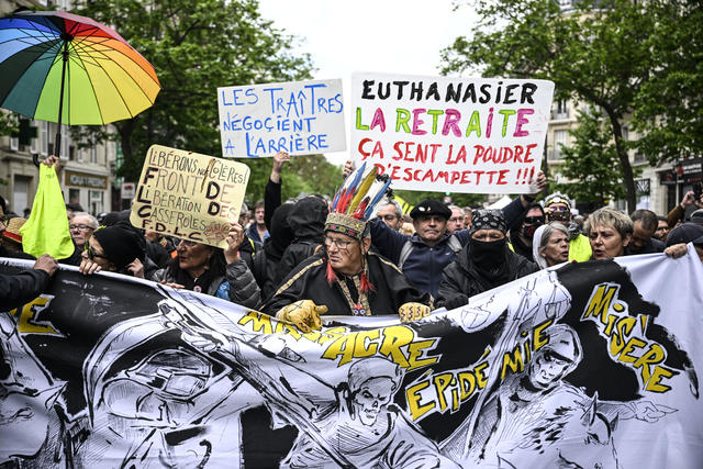 Protesters against pension reform invade LVMH headquarters in France