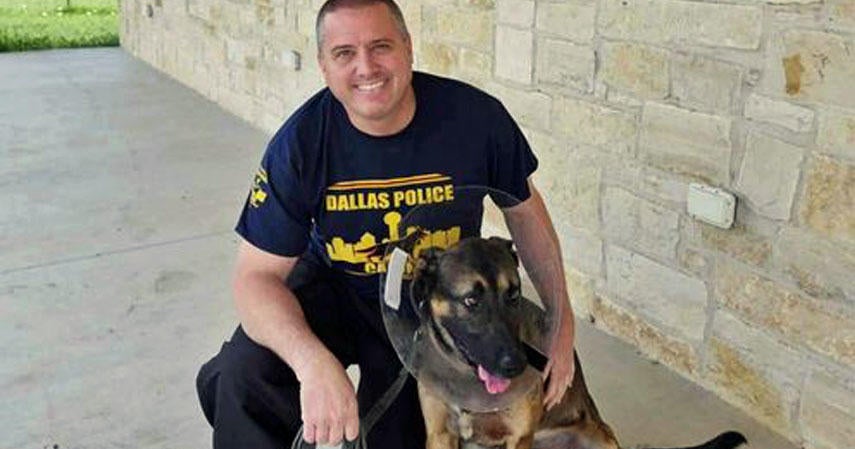 "Nothing short of heroic" Body camera footage shows DPD K9 shot, still