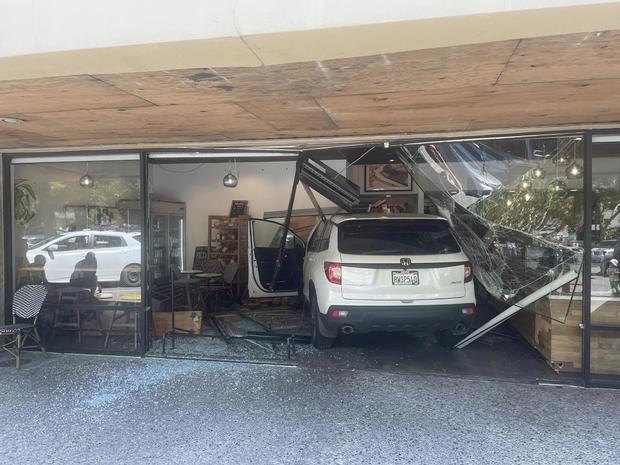 SUV plowed into a bakery in Davis, injuring 4 people 