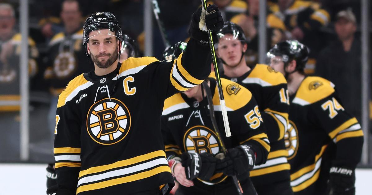 Patrice Bergeron reveals he played with herniated disc, hasn’t decided on playing future