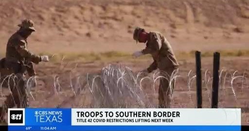 Biden admin sending 1,500 troops to southern border ahead of expected ...