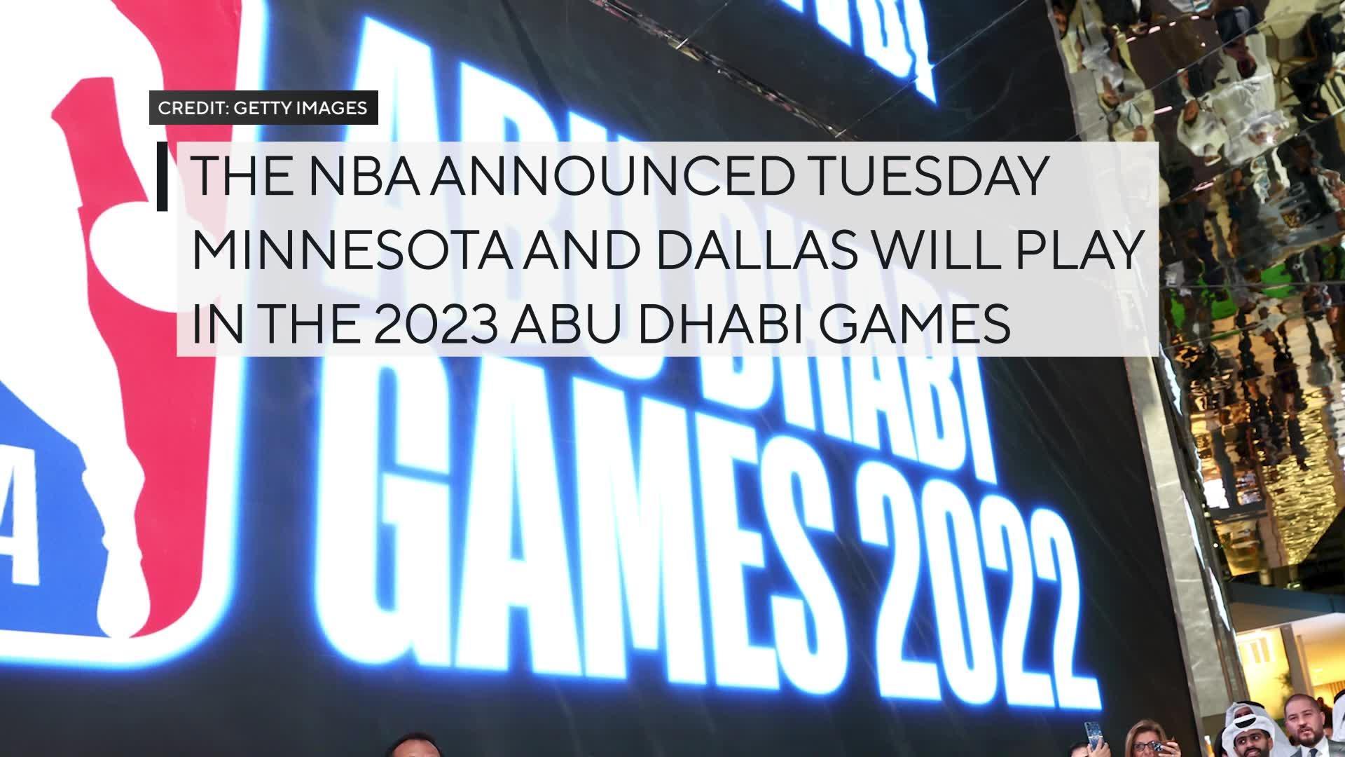 Timberwolves to play two preseason games in Abu Dhabi in October