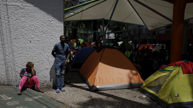 Haitian Migrants Stranded In Mexico City 