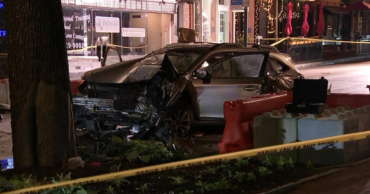 West Chester crash Video shows stolen car slam into, spin another car CBS Philadelphia