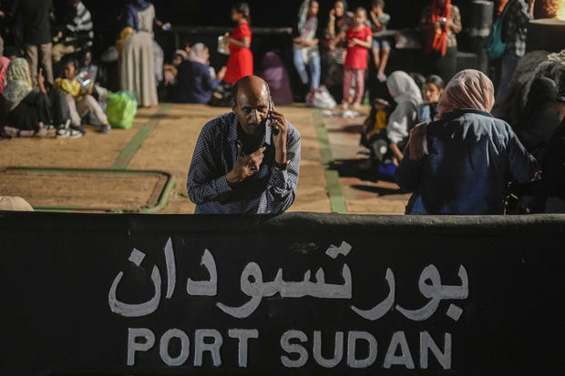 Sudan Evacuees 