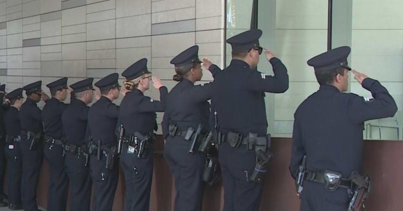 LAPD honors 239 department officers who died in the line of duty - CBS ...