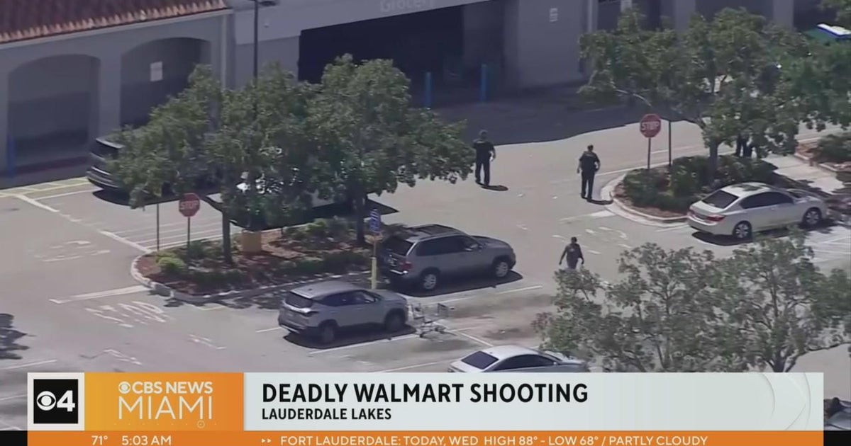Man killed in Lauderdale Lakes Walmart shooting CBS Miami