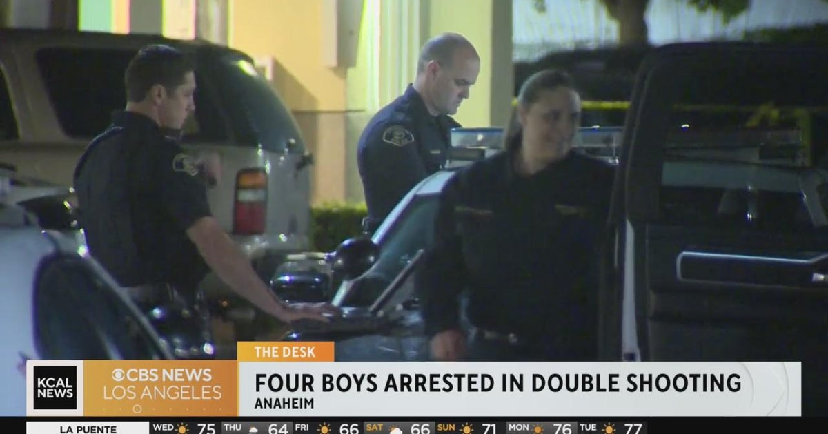 Four juvenile boys arrested in connection with Tuesday's Anaheim ...