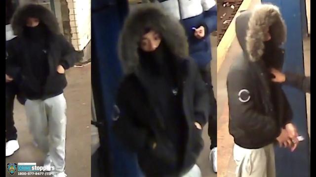 Photos of an individual wanted in connection to a subway slashing. 