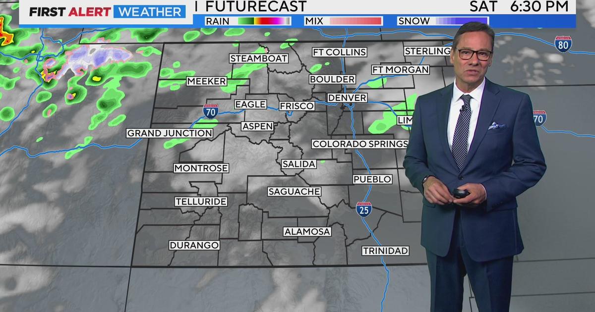 Mild Weekend Continues With A Few Isolated Storms - CBS Colorado