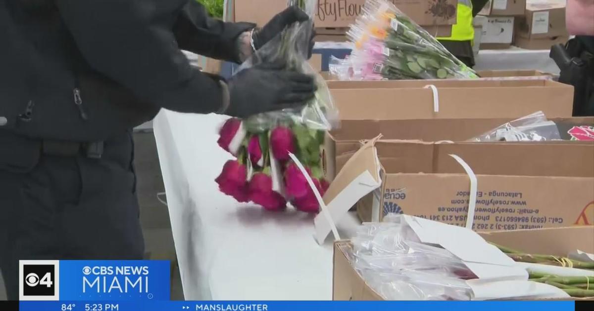 Flowers arriving at Miami International Airport to meet demand for Mother’s Day