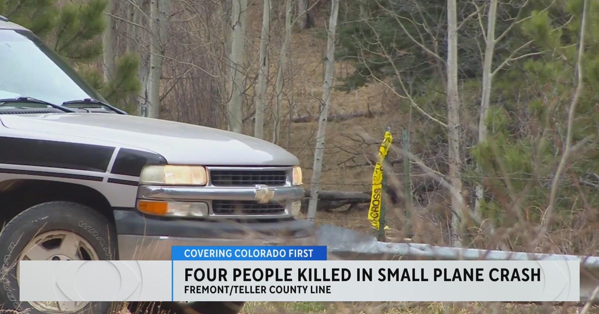 Four people killed in small plane crash at Teller-Fremont county line ...