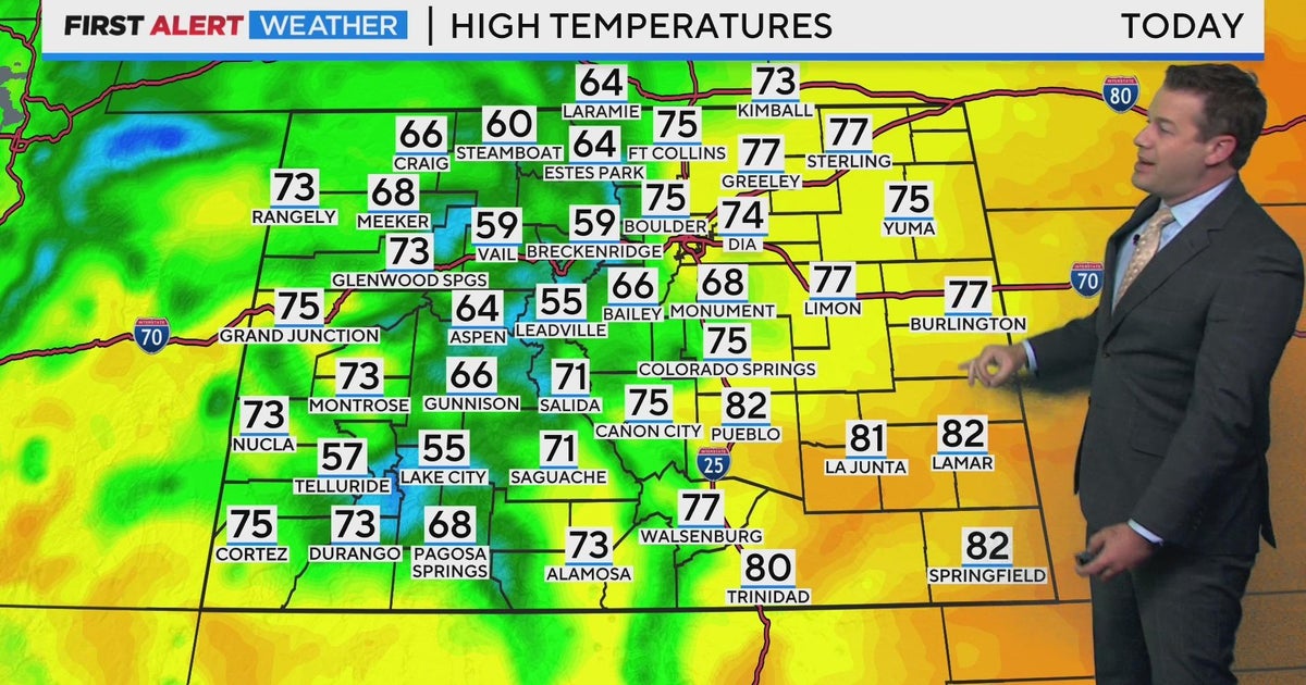 More warmth to start the week, changes start Wednesday - CBS Colorado