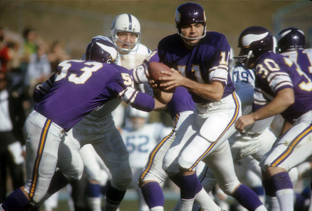 NFL 1960 Minnesota Vikings QB Joe Kapp Artwork Color 8 X 10 Photo Picture