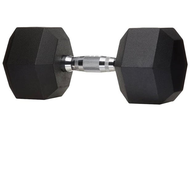 Amazon Basics Rubber Encased Hex Dumbbell 