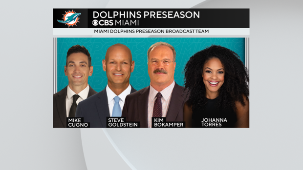 Dolphins 2023 preseason broadcast team 