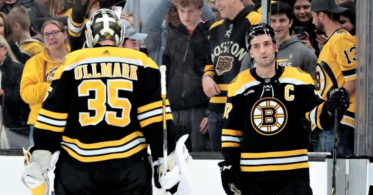 Linus Ullmark injured during Bruins' win over Hurricanes in Black Friday  matinee - CBS Boston