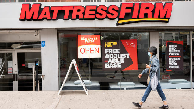 Mattress Firm storefront in New York City 