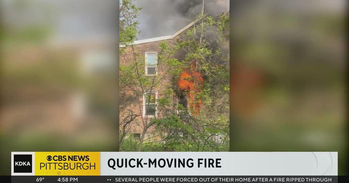 Woman smoking on oxygen starts fire in Beechview CBS Pittsburgh